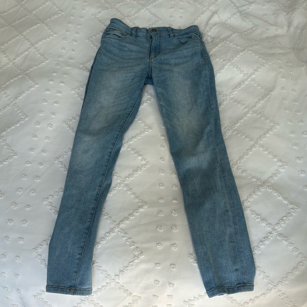 Light Wash Stretchy Skinny Jeans